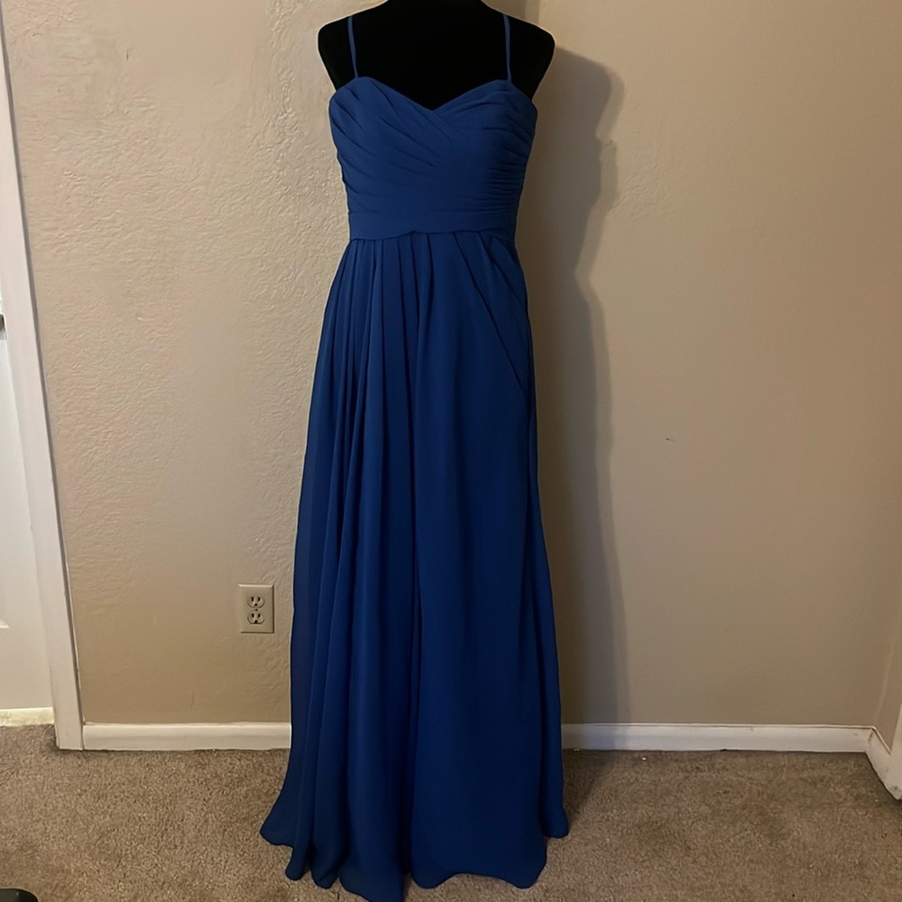 Sorella Vita Corset Blue Bridesmaid Dress- Size 12